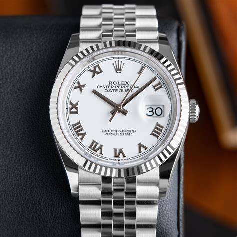 rolex oyster perpetual datejust 36 green|Rolex Datejust 36mm white dial.